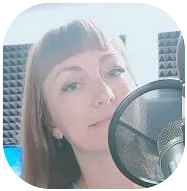 Ирина на радио в студии у микрофона
