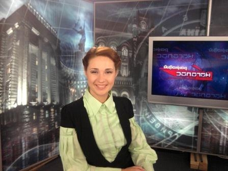 Ирина Баглай - диктор, ведущая новостей